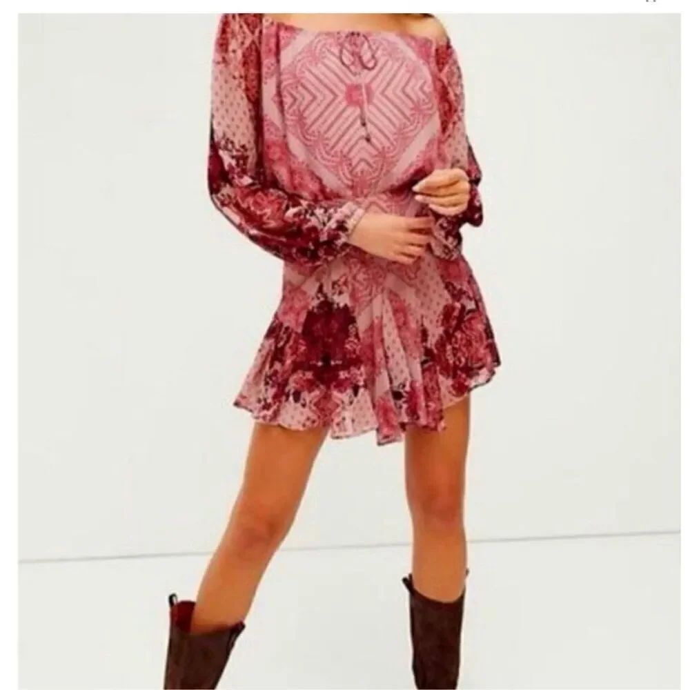 ❤️ Free People Seven Wonders Mini Dress NWT